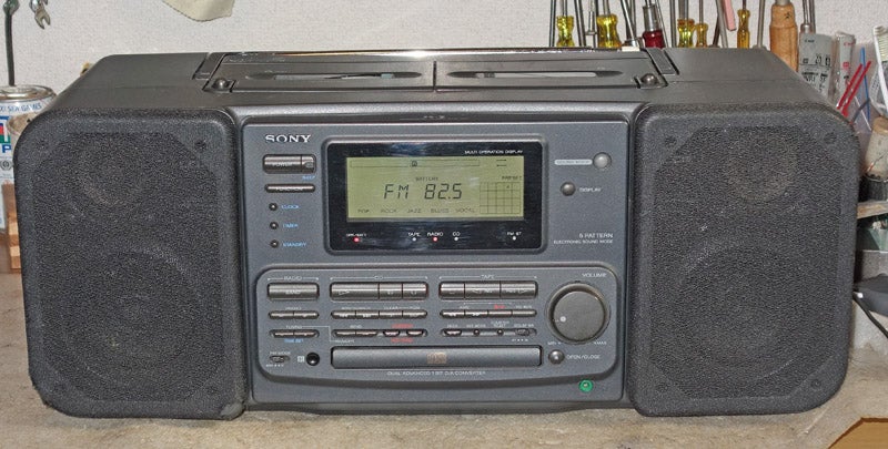 ソニーのラジカセ：ZS-5 | じんけいの修理日記