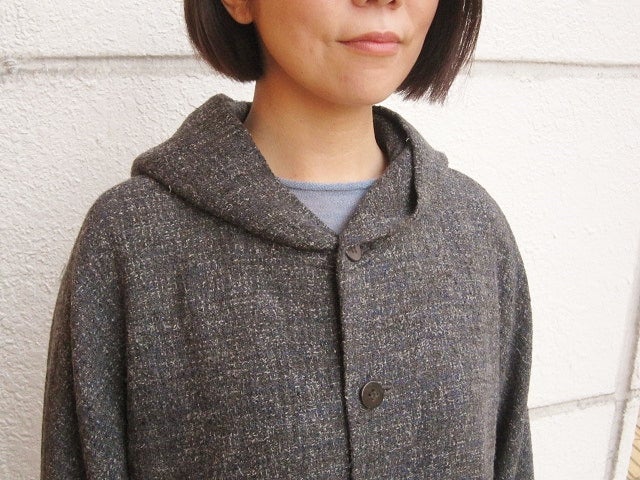 シルクウールカール”のフード付きジャケット | 長野ヨーガンレール