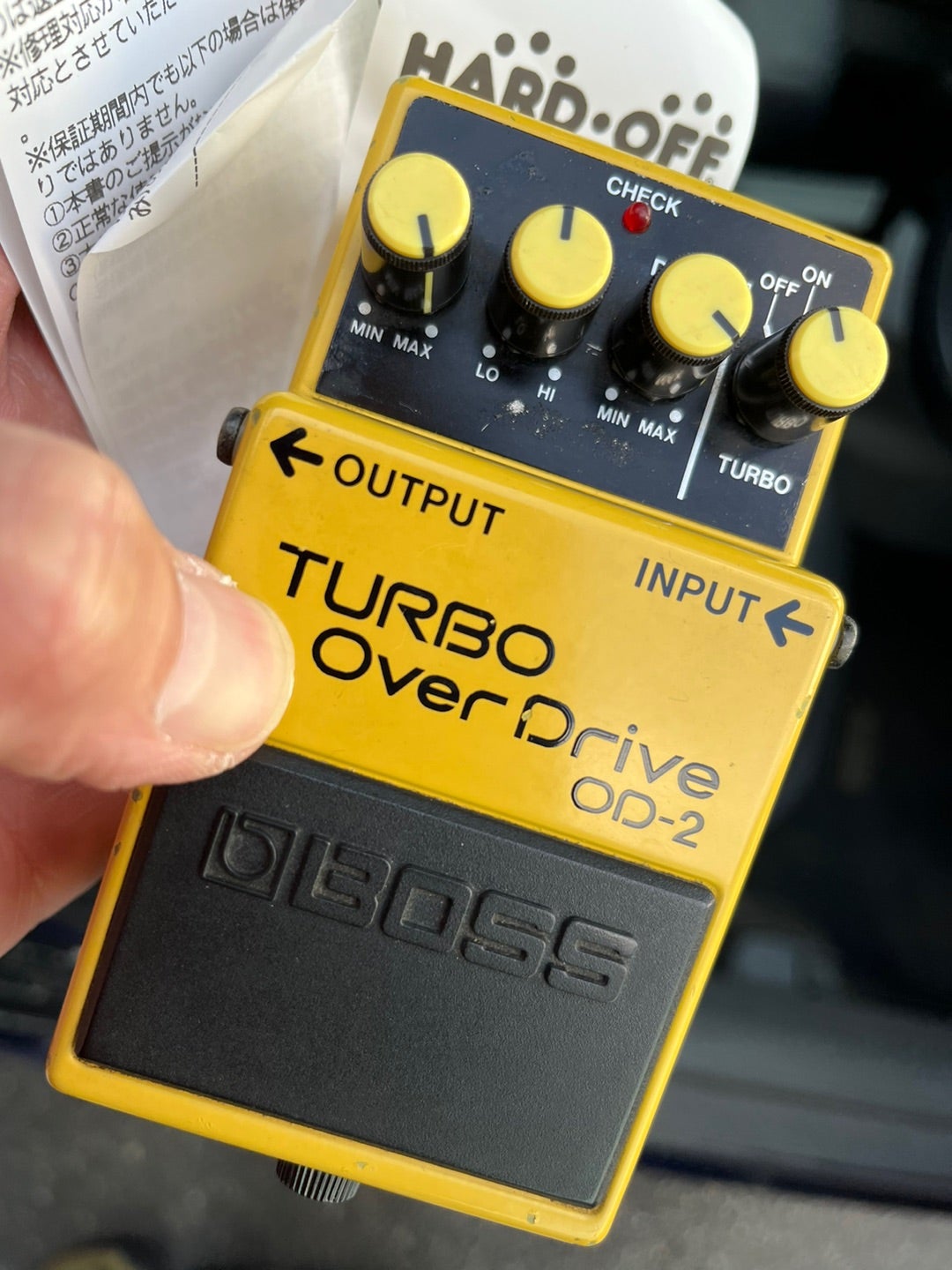 BOSS OD-2(TURBO OVER DRIVE)ゲット！ | ギタリストKatzのド底辺ブログ