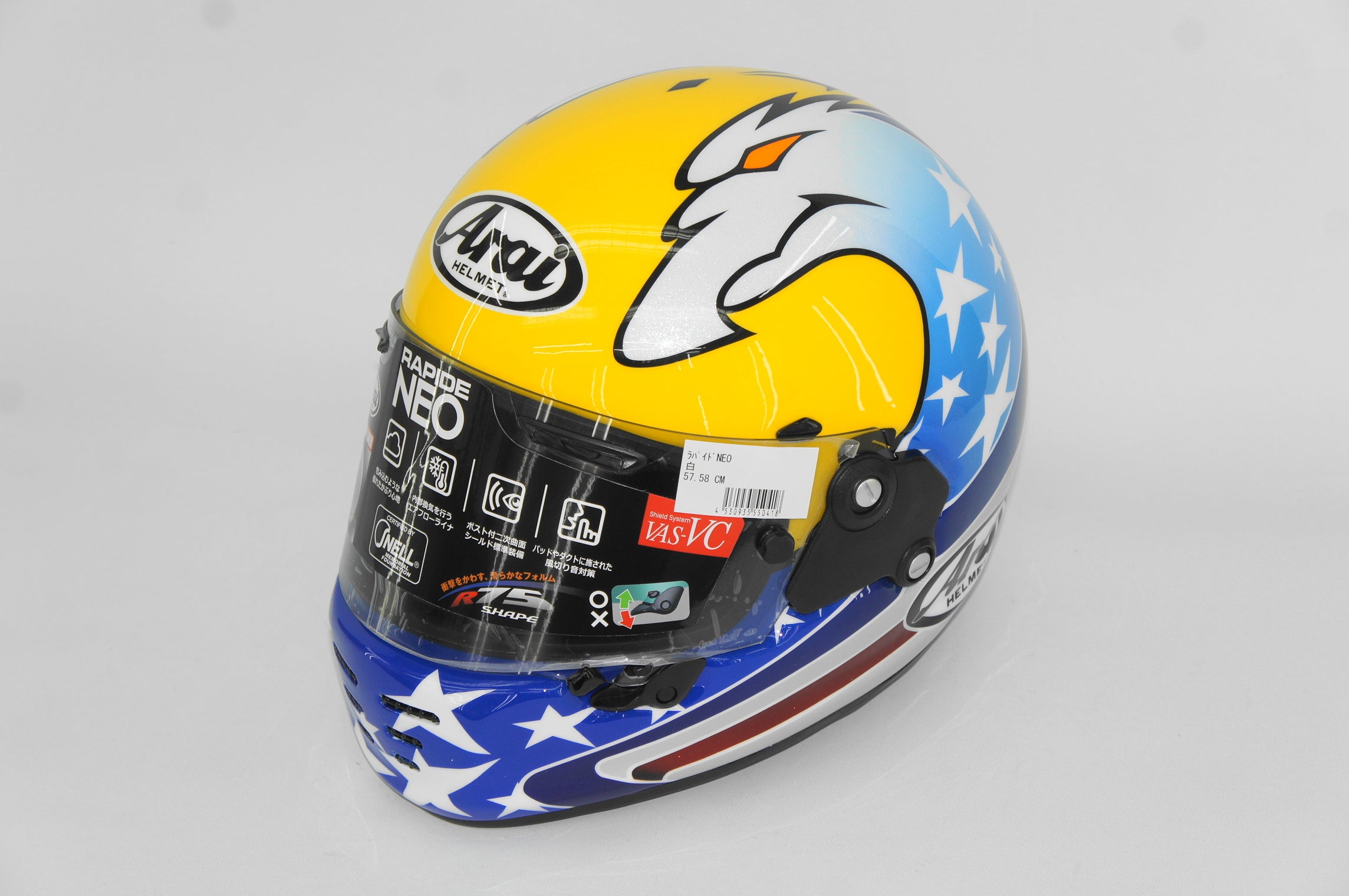 M様 Arai ラパイドNEO コシンスキーレプリカ ペイント | カスタム