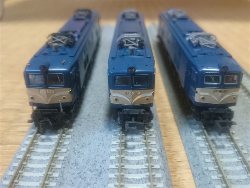 祝！ KATO EF58 青大将 ヒサシ付き 入線！ & アレを逝ってしまいました