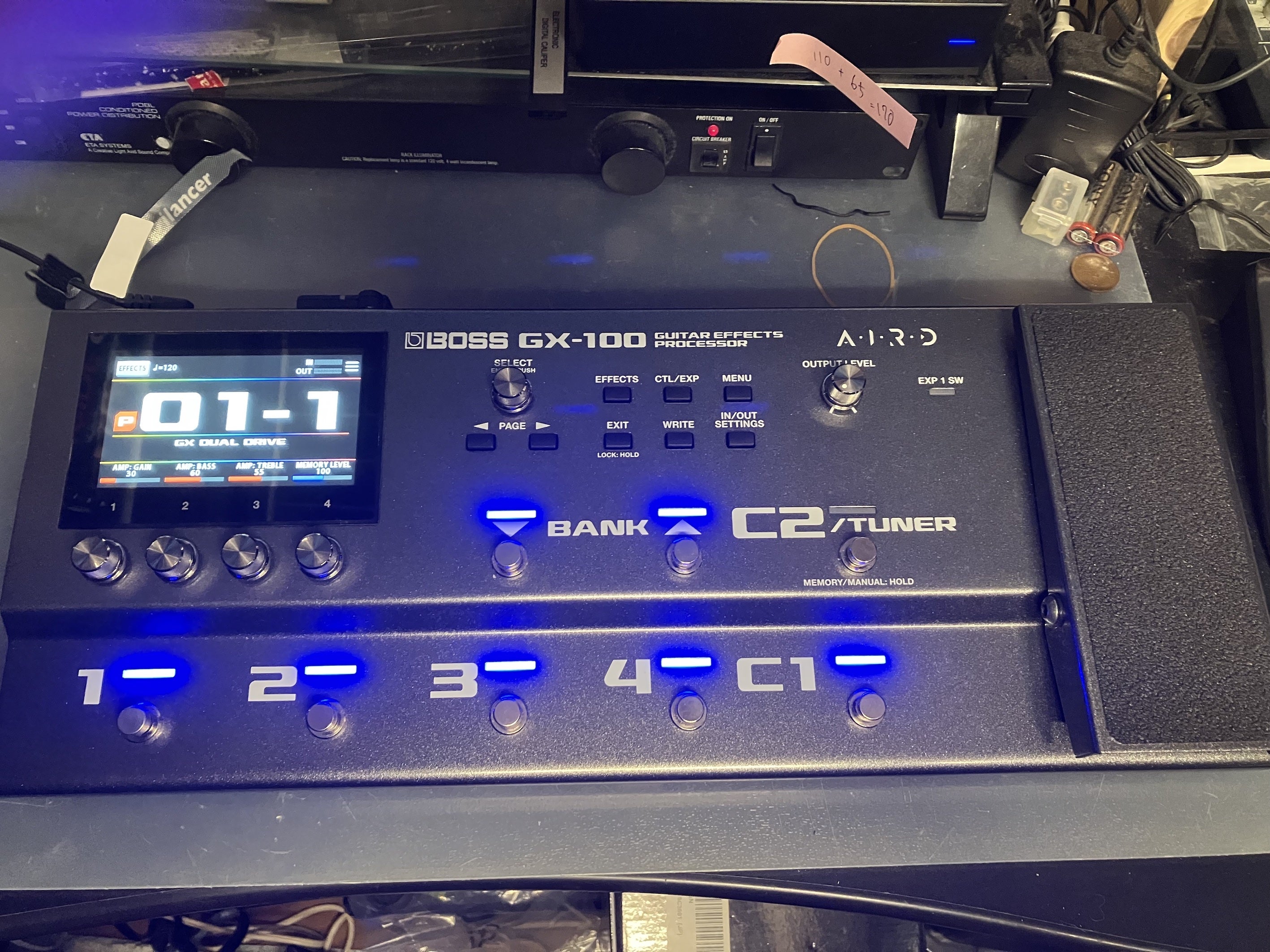 BOSS GX-100 その1 とりあえずカスタマイズ | まっくのぱぱの部屋R