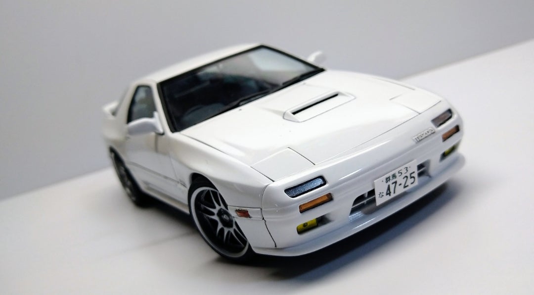 アオシマ 1/24 マツダ FC3S サバンナRX-7 '89完成 | Mの気ままプラモ