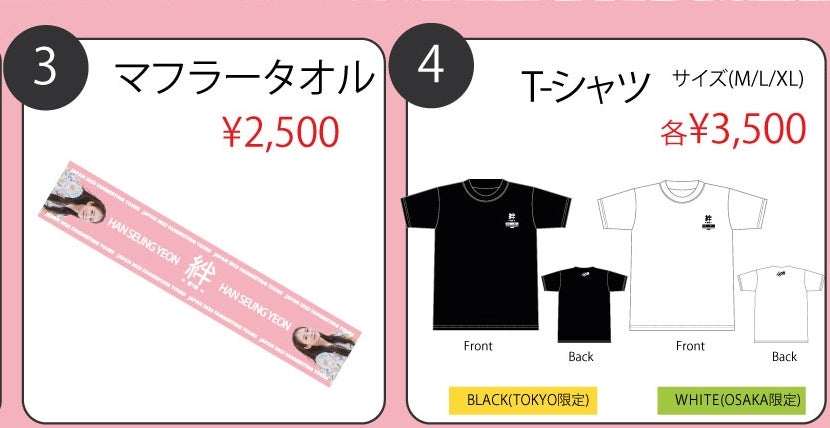 追記アリ)スンヨン ファンミ グッズラインナップ | KARA好きそして