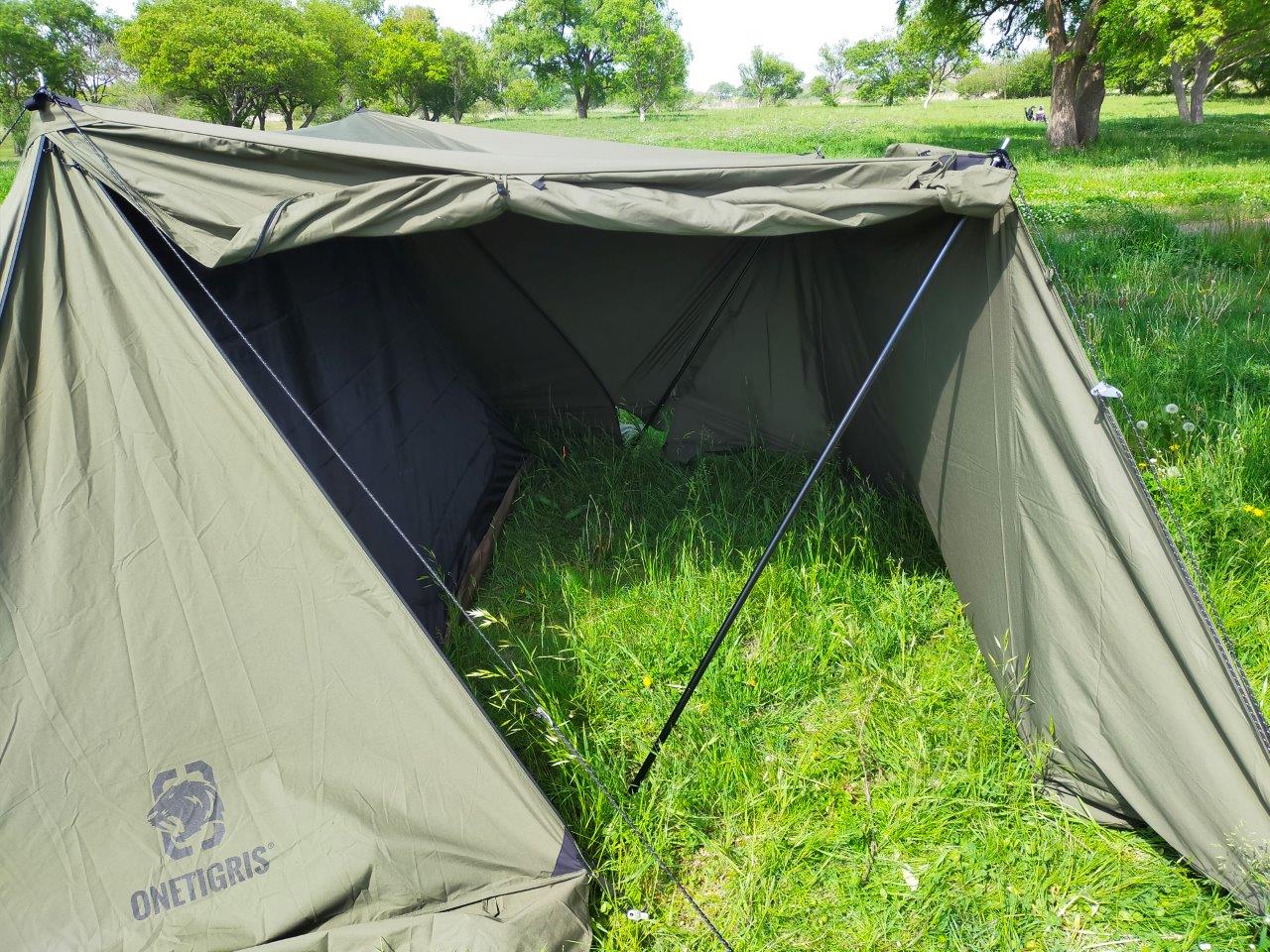 後編】One Tigris ロックシールドTC＋ダブルインナーテント＋前幕