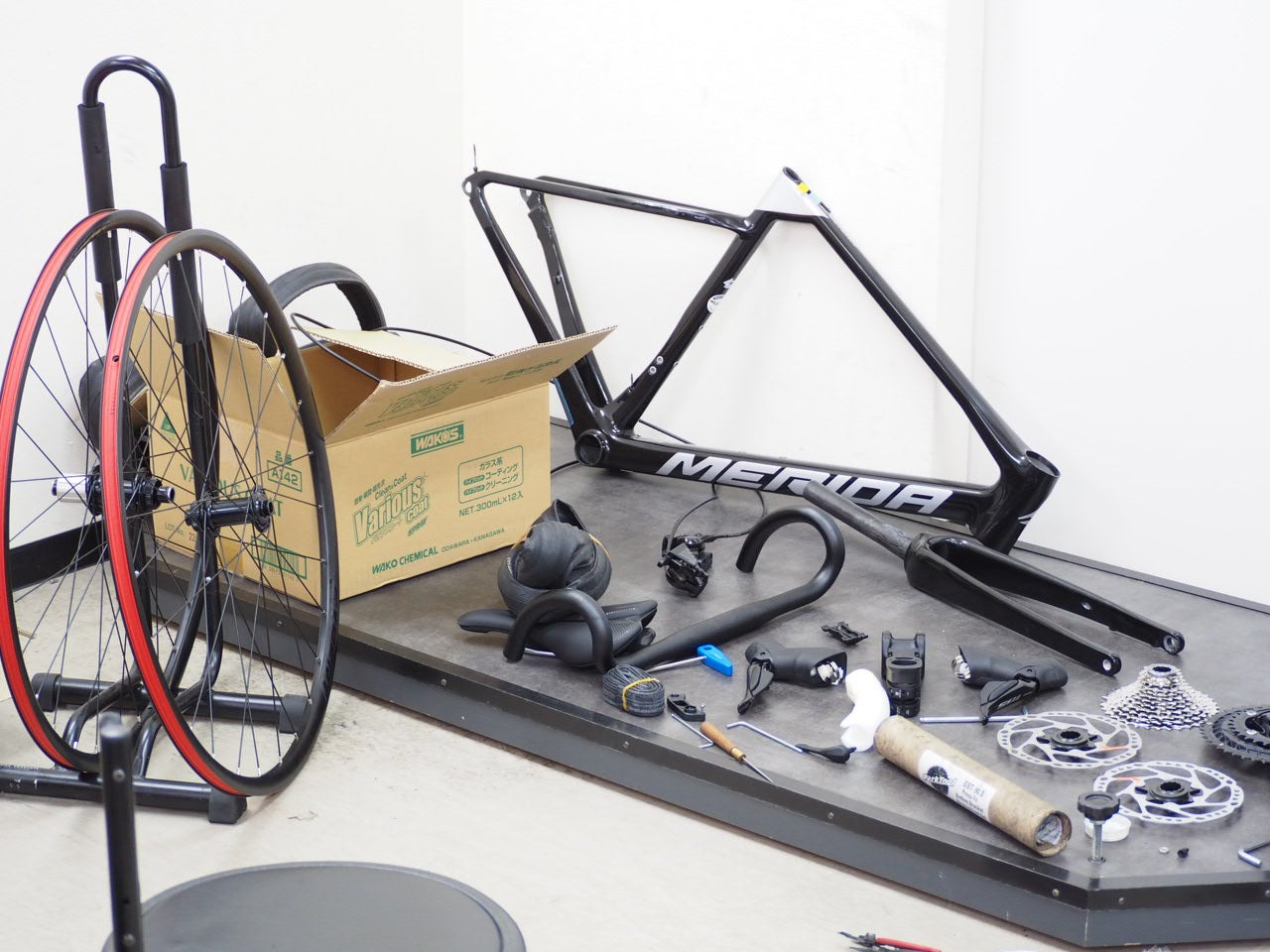 MERIDA SCULTURA 6000 全バラシ！各パーツの重量を紹介！ | 京都→吹田