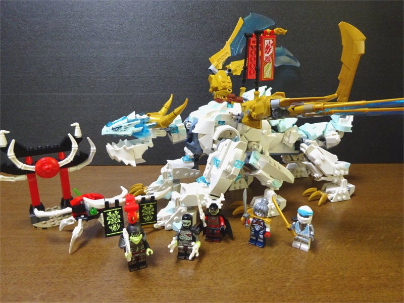 レゴ ニンジャゴー 71786 ゼンのアイスドラゴン を組み立てました