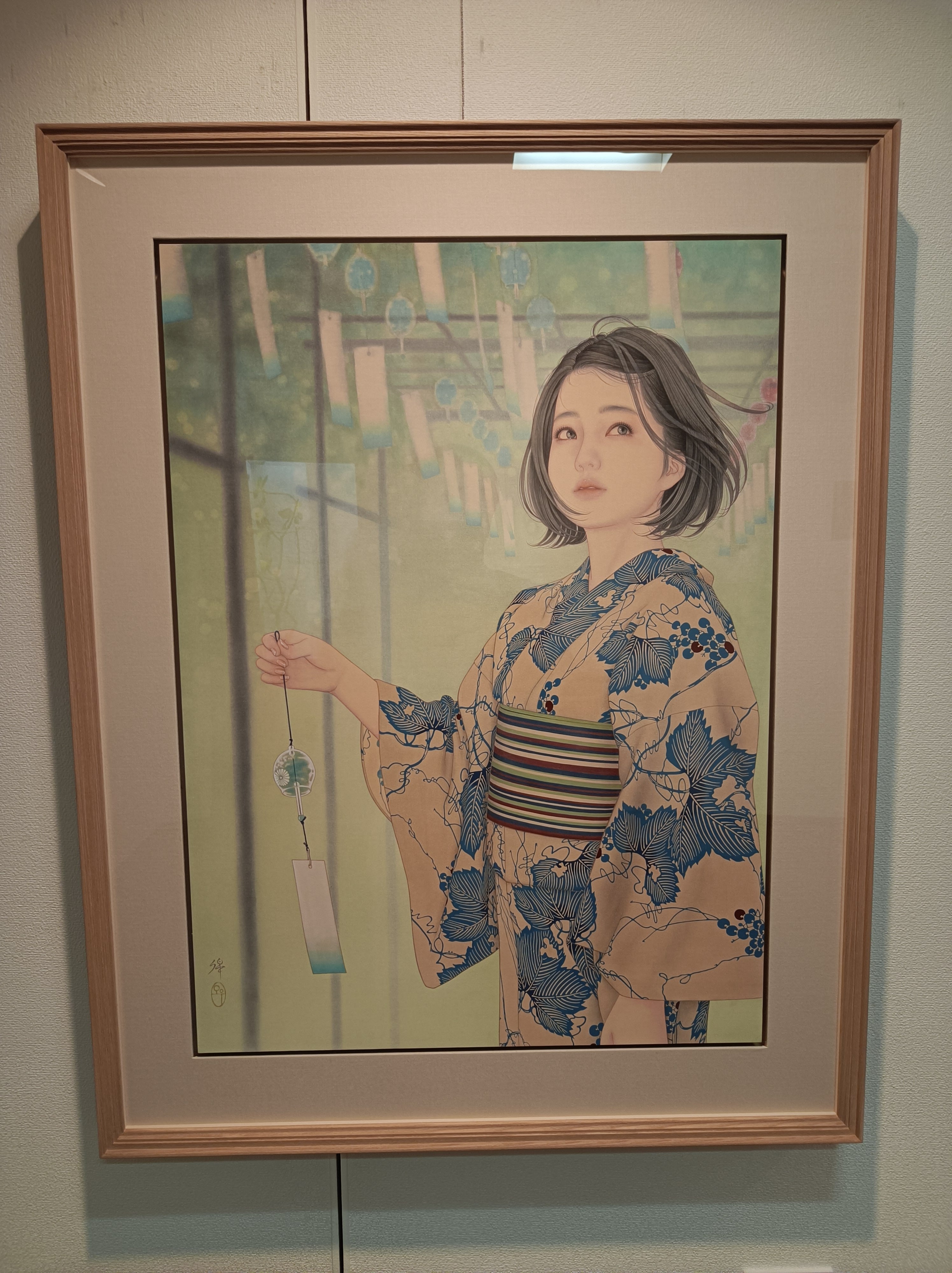 宮崎優 新作オリジナル木版画完成披露展示(於 SASAI FINE ARTS）に行っ