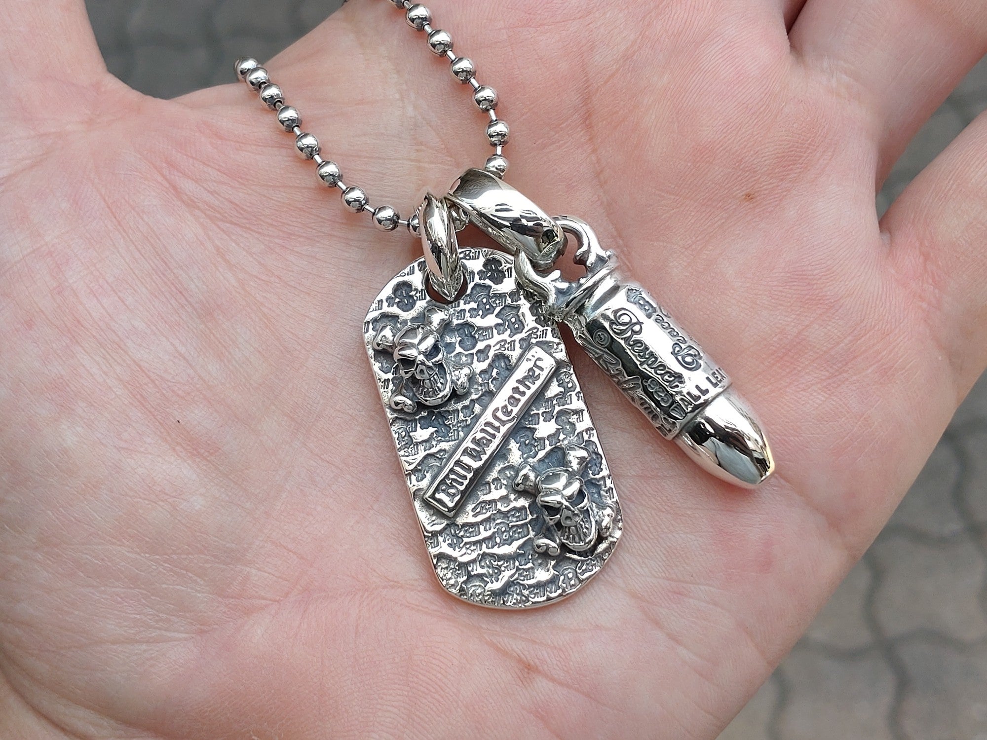BWL / DOG TAG & BULLET PENDANT | BILL WALL LEATHER UENO
