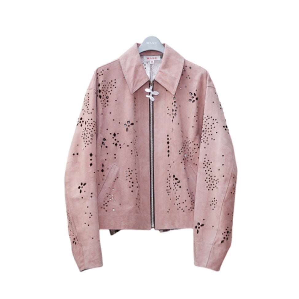 MASU GALAXY-CUT LEATHER JACKET | ragazzo cultura