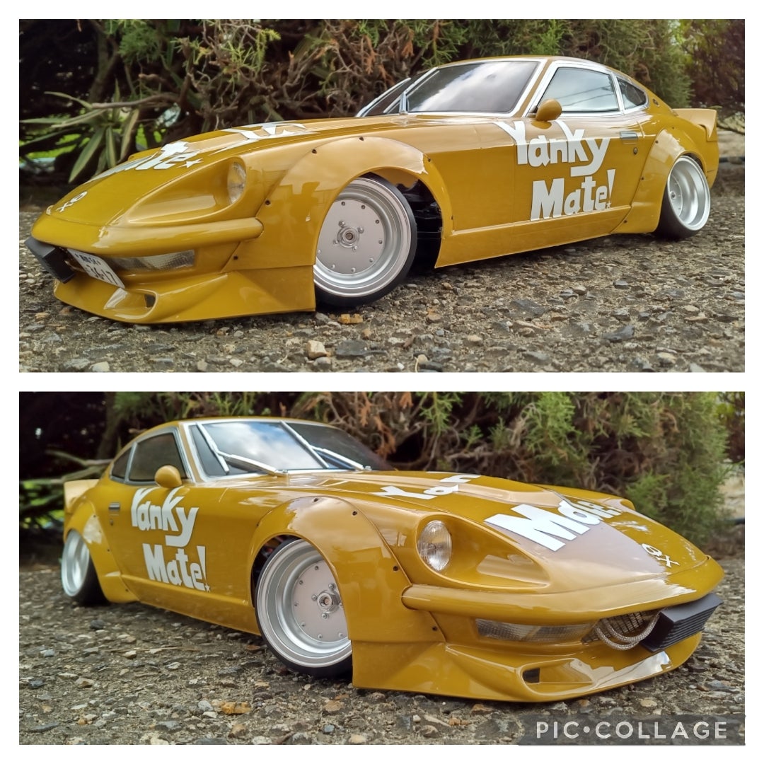 ABCホビー製 フェアレディZ 240Z シャコタンブギ アキラのカラシ色