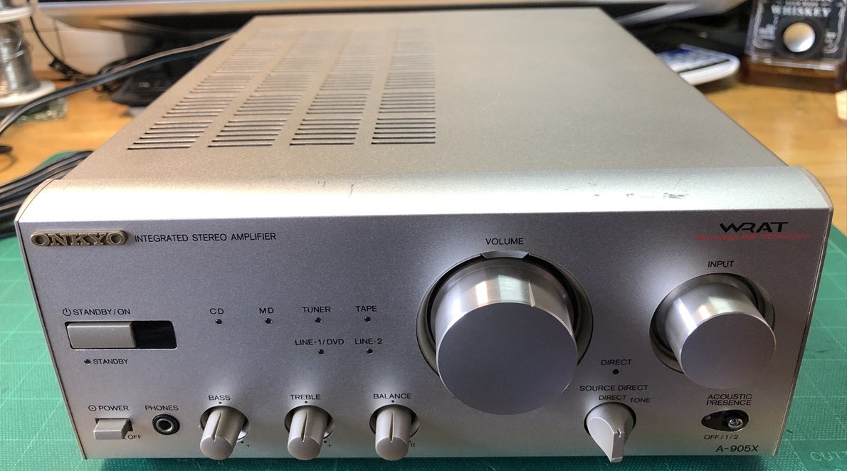 オンキョー A-905X アンプを修理する （その1） | 平成の伊能忠敬に