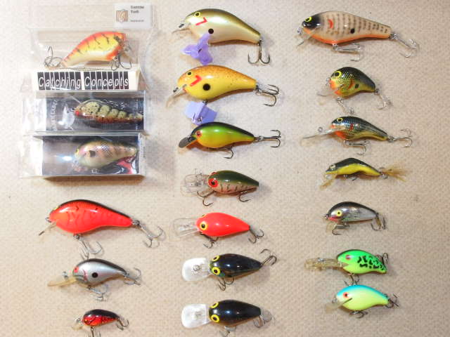 ハンドメイド バルサ , プラスティック アメリカンクランクベイト 色々