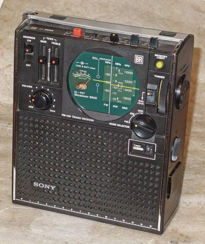 ソニーのスカイセンサー：ICF-5600 | じんけいの修理日記