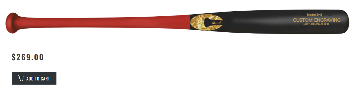 紹介】超高級硬式木製バットメーカー「CHANDLER BATS」 | BAD FEELING