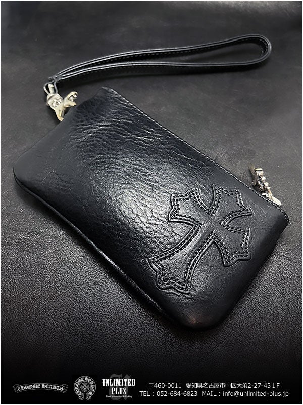 クロムハーツ 財布 ウォレット ジッパー チェンジ パース リストレット