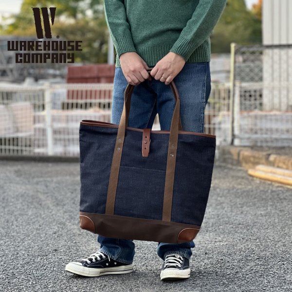久しぶりの入荷！！ウエアハウスのデニムトートバッグ | CELLULOID