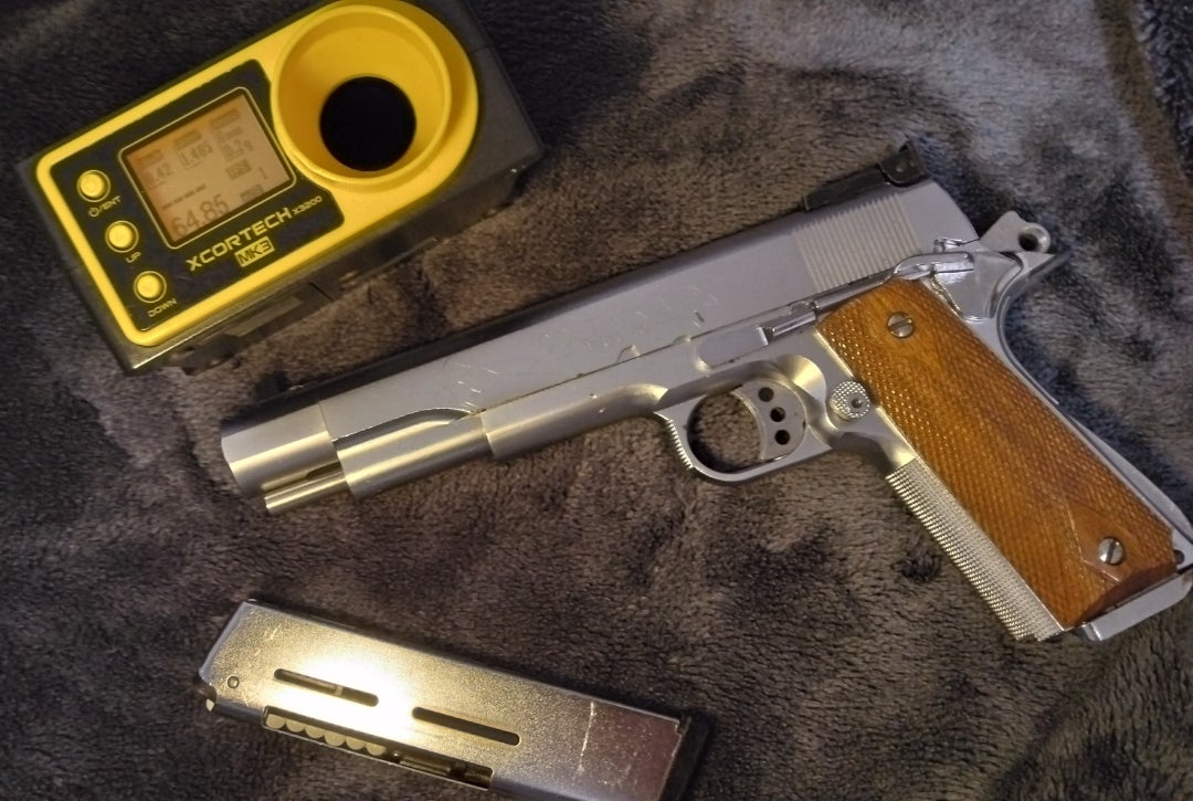 骨董品レビュー】MGCウィルソンLE・固定スライドガスガン・M1911マーク