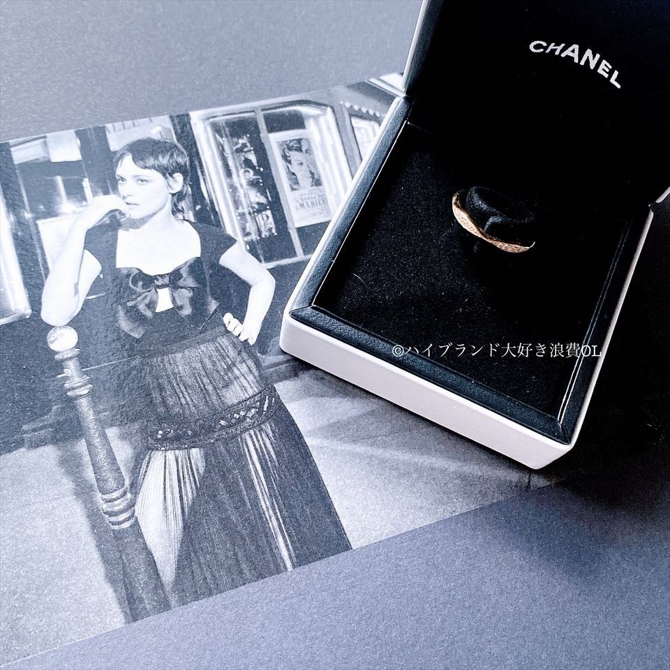CHANEL購入品】カメリアコレクション ハーフエタニティリング | ハイ