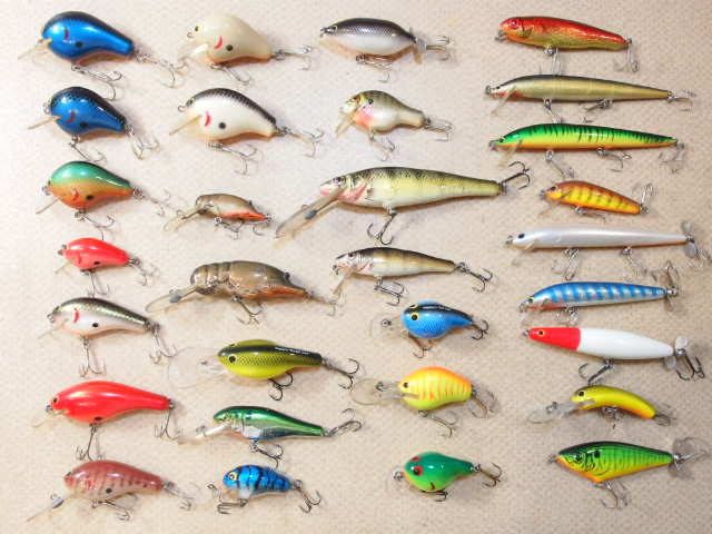 バルサB スクエアリップのレアカラーなど オールドバグリールアー 入荷