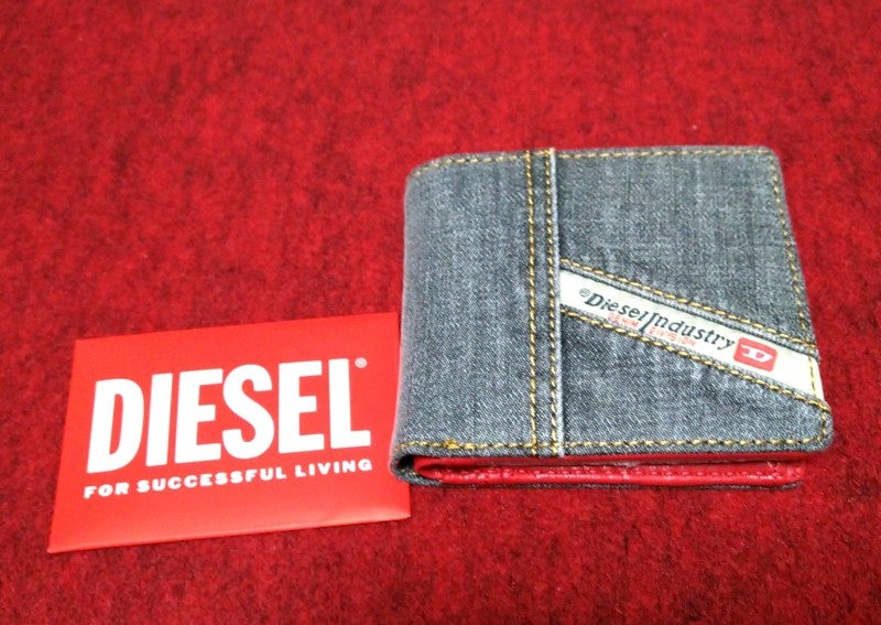 DIESEL ブラックデニム二つ折財布．．． | TAKEの多趣味日記 ～釣りと