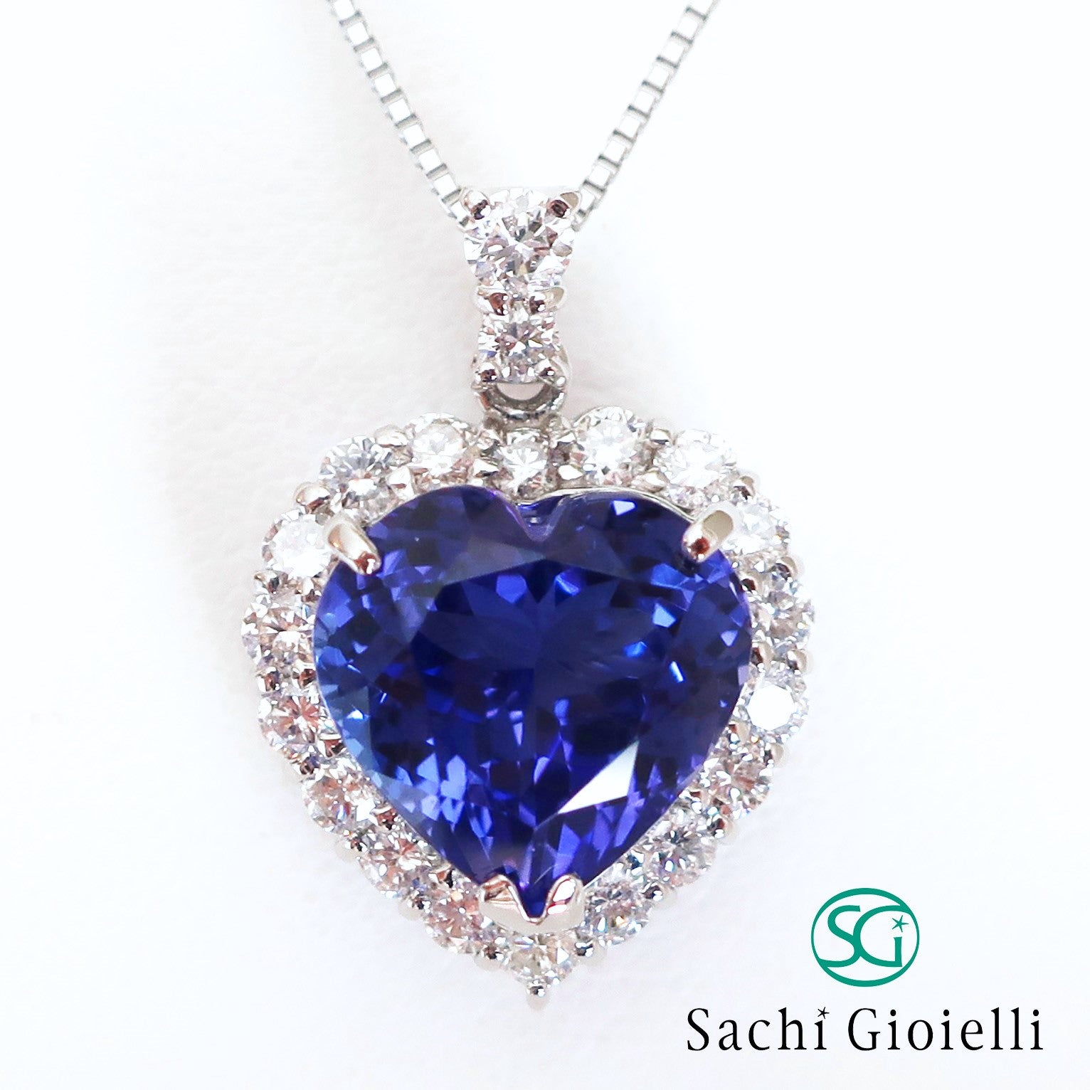 4.00カラットアップ！ハートシェイプカットの優美なタンザナイトの