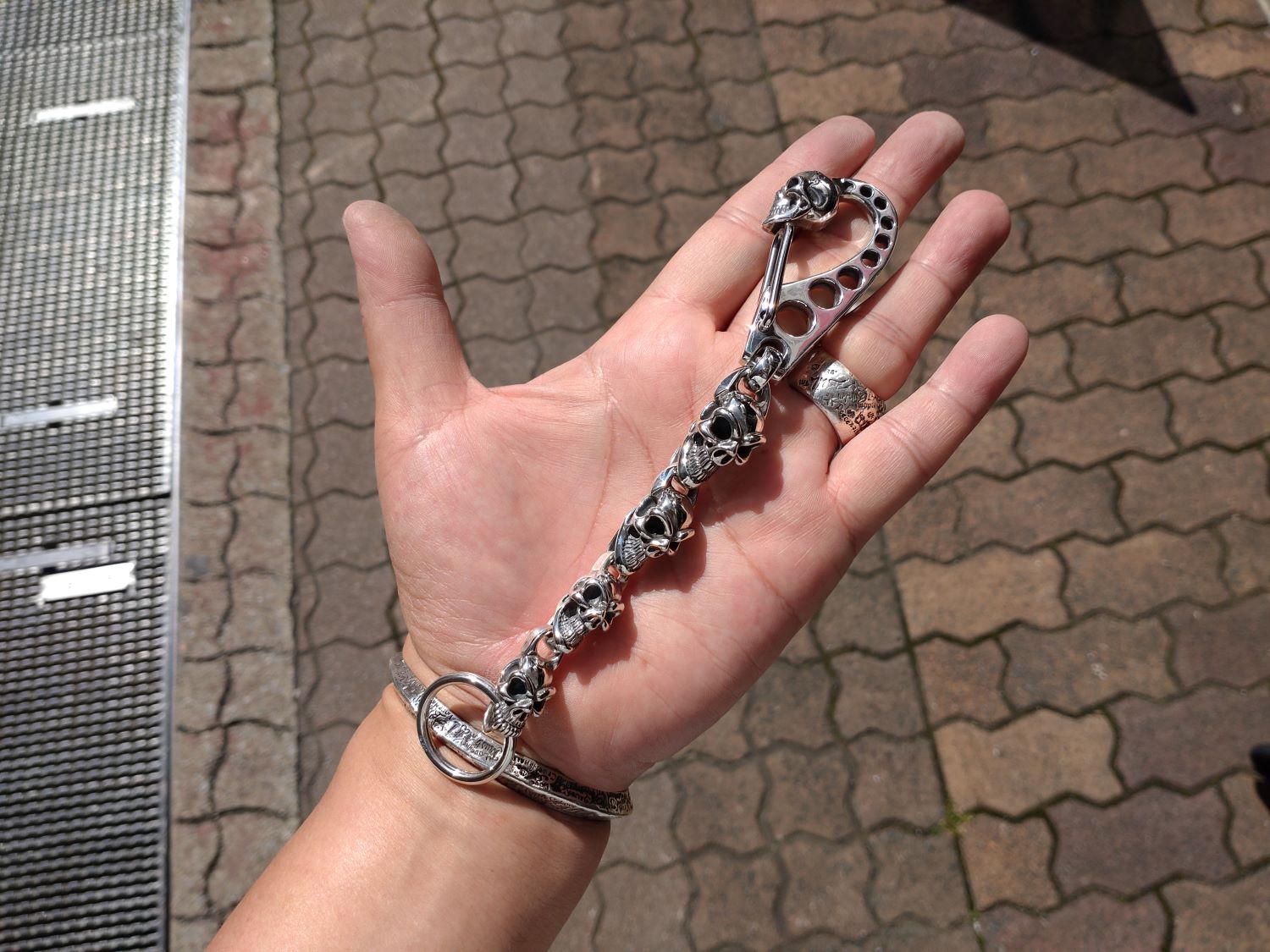 BWL / Vintage Skull Clip 3 GLS w/1 Half Skull KC | BILL WALL