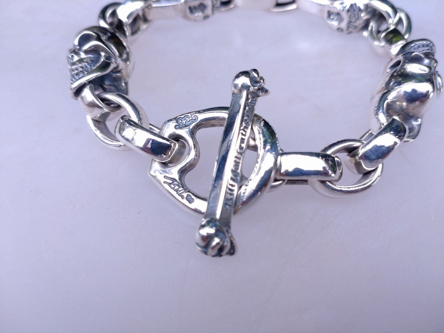 BWL / BWL Vintage Skull w/Chain Bracelet | BILL WALL LEATHER UENO