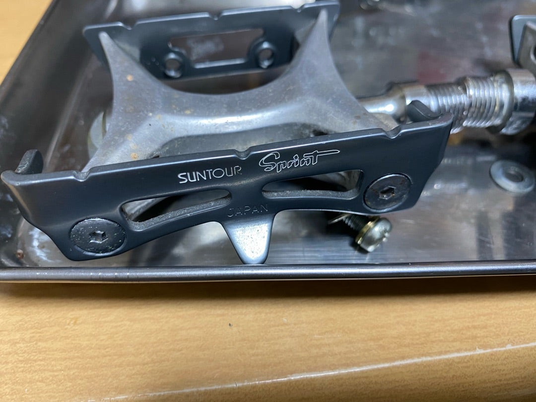 サンツアー スプリントのペダル | 軽銀輪虫はゆっくり泳ぐ