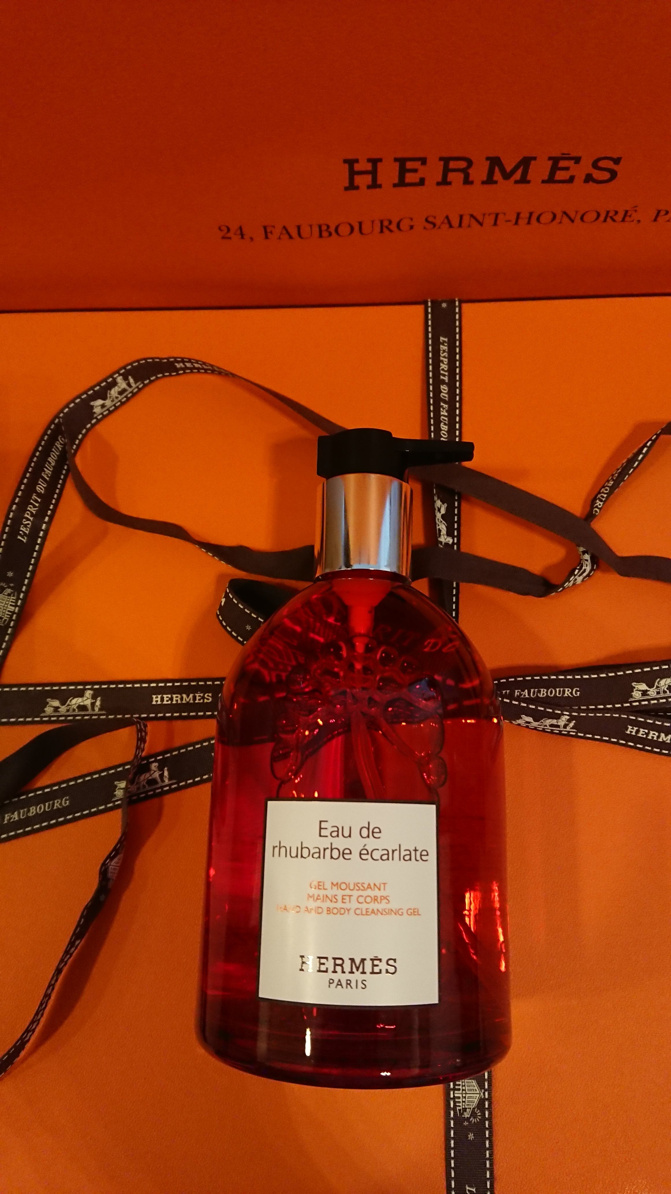 インテリアにも♡エルメス オードゥ ルバーブ エカルラット ハンド