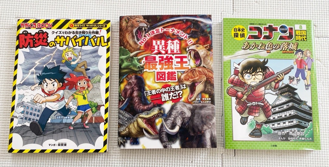 5歳10ヶ月】ここ数ヶ月の殿堂入り絵本/サバイバルシリーズ/ドラえもん