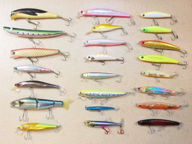 漁師が取りすぎ？？ 黒潮の蛇行？ 中古シーバスルアー 入荷しました