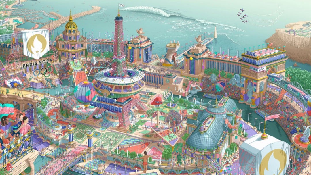 パリオリンピックとエルメスの人気デザイナーさんのコラボ品はポスター