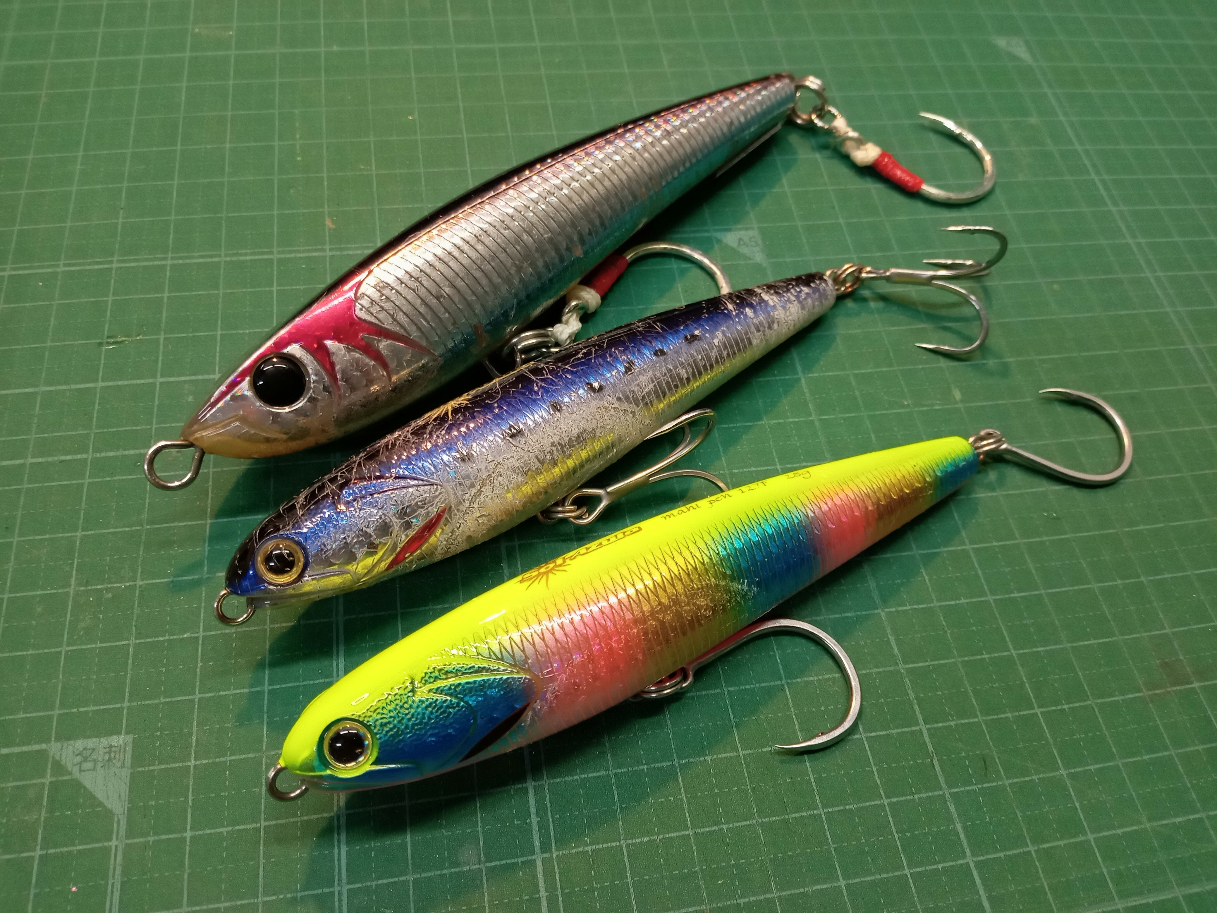 8月相模湾へ持参ルアーの紹介。 | 上屋敷隆 TODAY in GAME 2