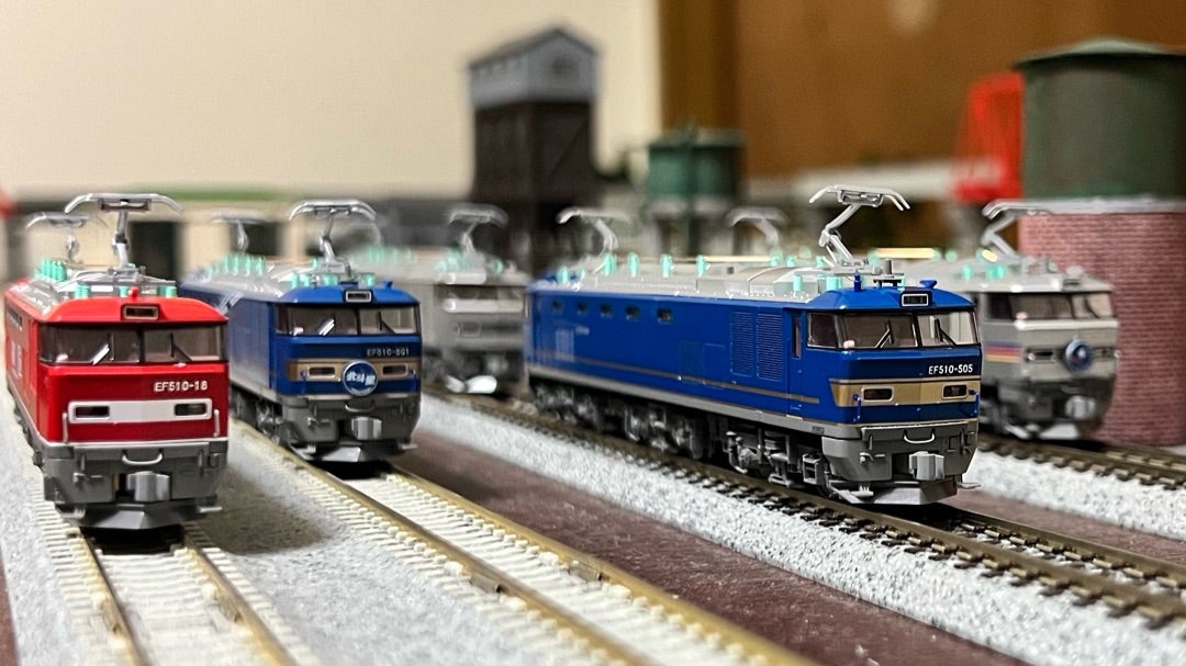 KATO 3065-8“EF510-500 JR貨物色（青）”入線。〜その2〜 | Swallowtail
