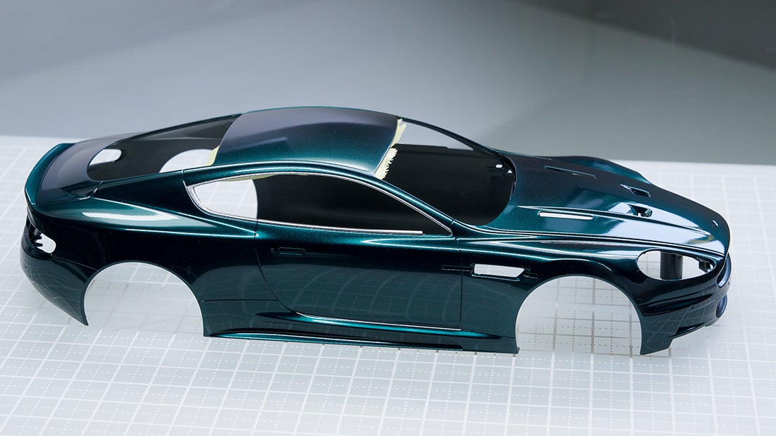 製作記 タミヤ 1/24 アストンマーティン DBS (21) | プラモ日記 青22号