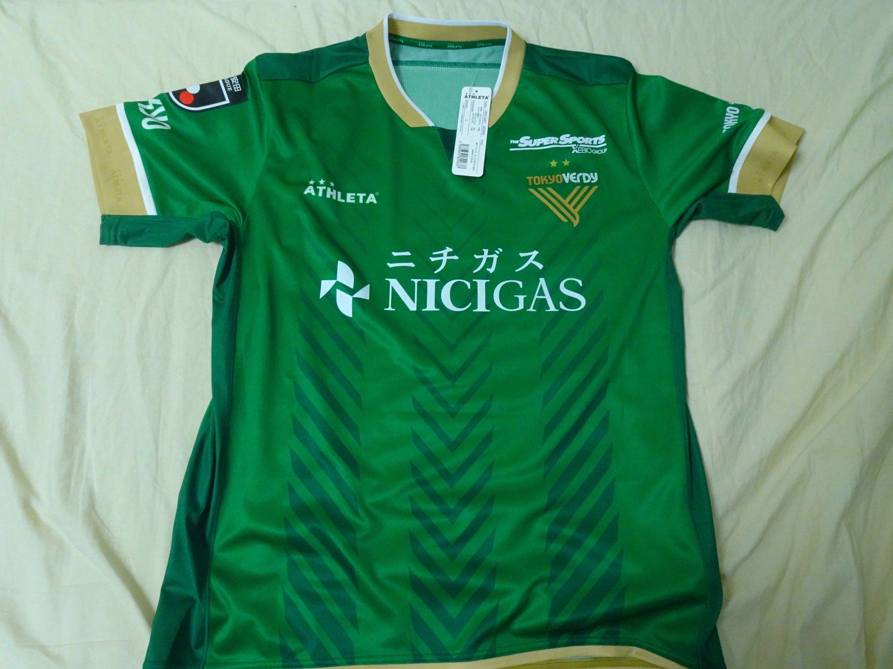 正規品・美品】東京ヴェルディ 2024レプリカユニフォームFP1st L