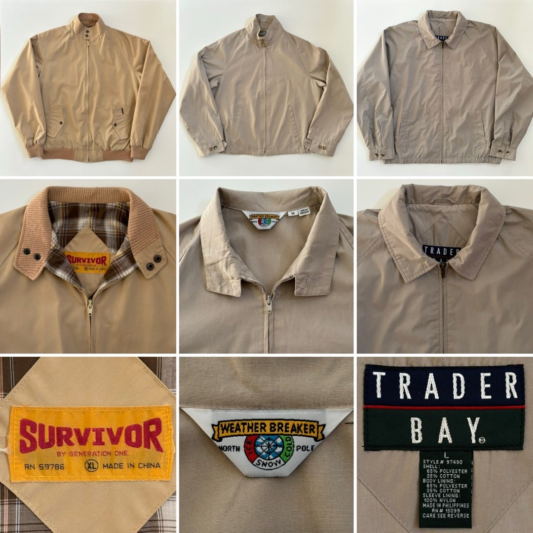 80-90年代ノーブランド「ハリントンジャケット(スウィングトップ