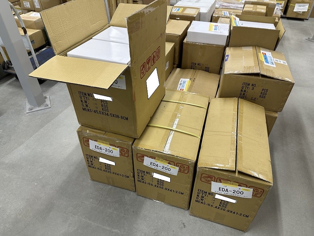 アールズ WEB サイト ショピングカート 更新作業 とEDA-200の入荷の