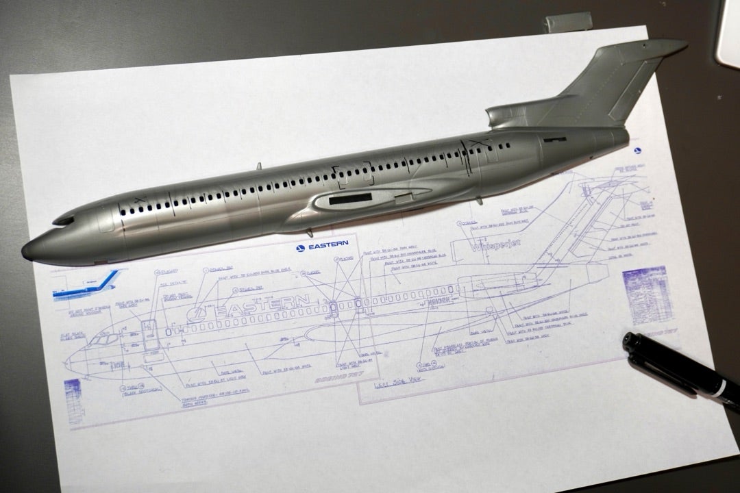 Airfix 1/144 727 JAL | マキビシ小次郎のブログ