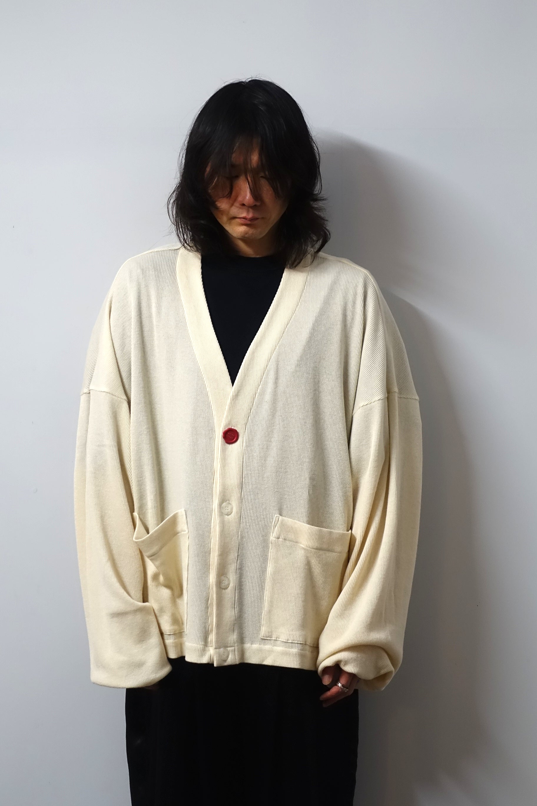 SHINYAKOZUKA(シンヤコズカ)/MASSIVE SLEEVE CARDI/ECRU 通販 取り扱い