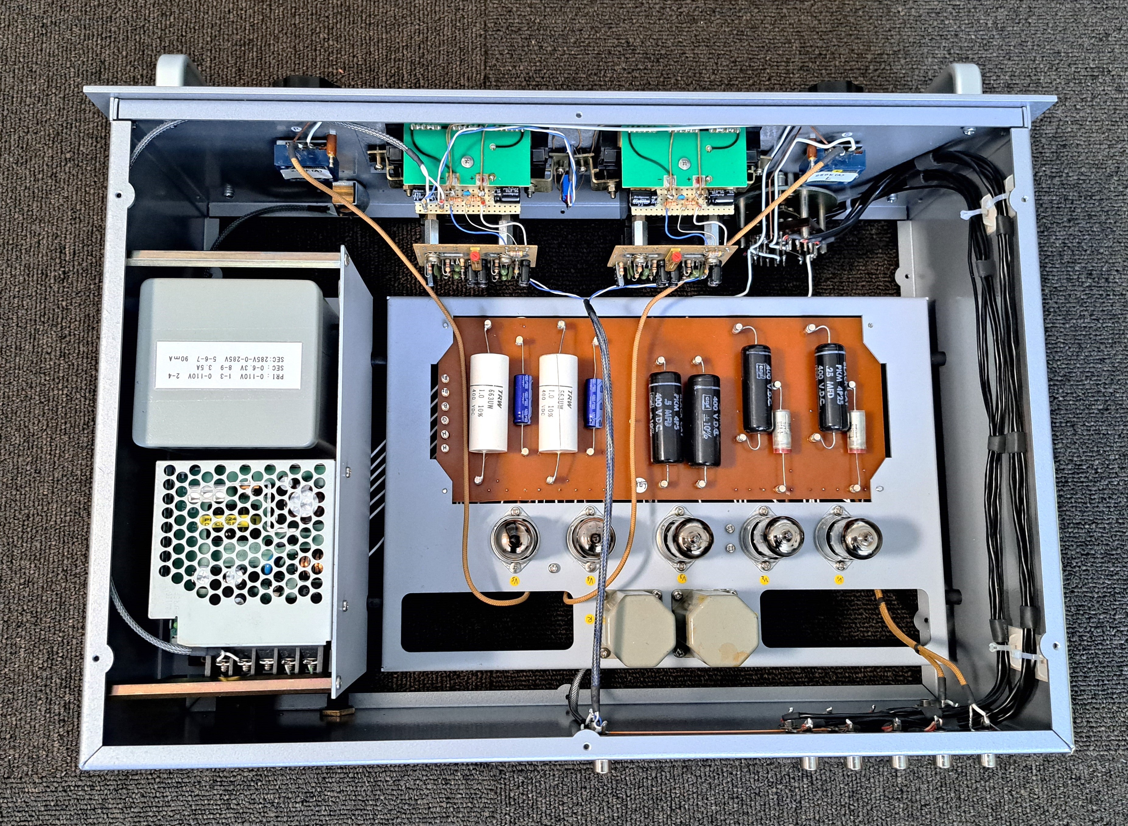 VUメーター搭載 EQ-PREアンプ を製作してみました