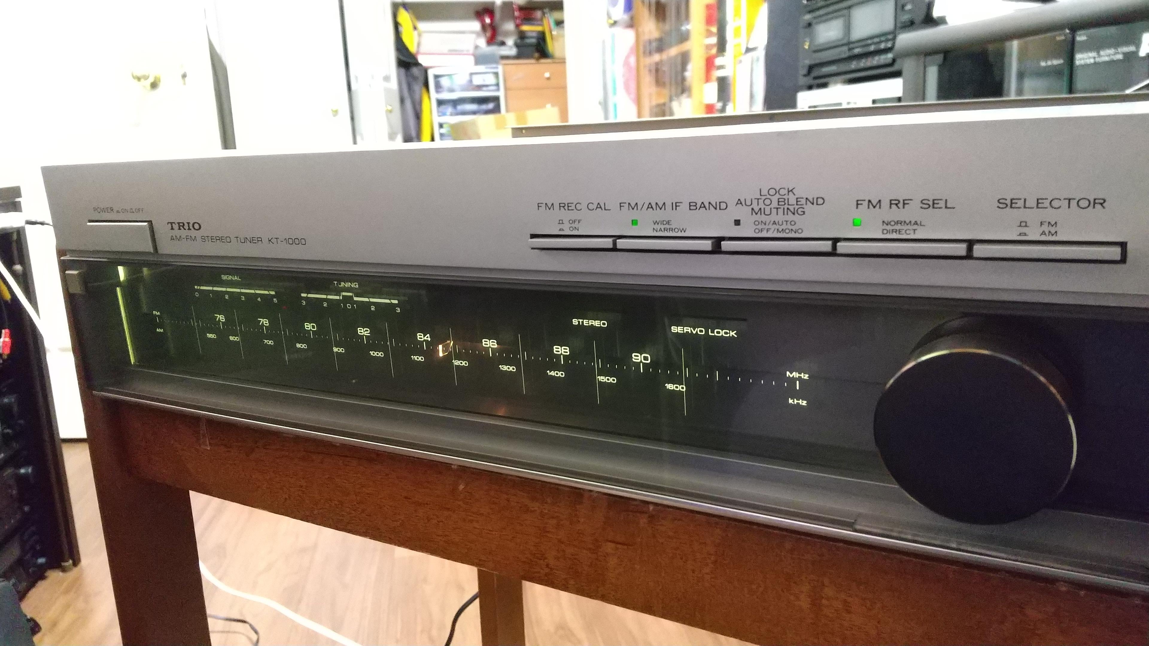 TRIO KT-1000 FM/AMチューナー を修理しました | うくくっすのブログ