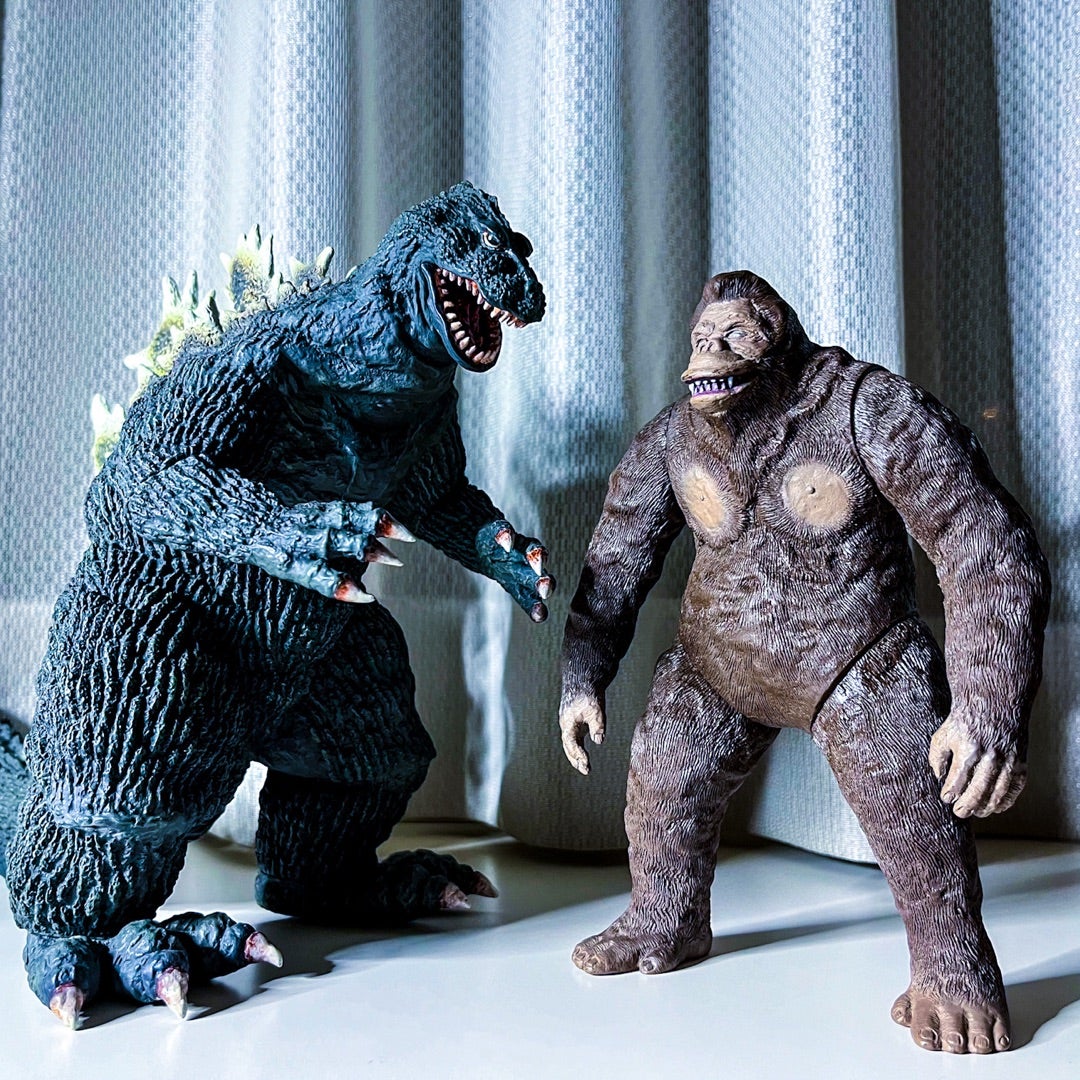 キングコング バンダイ ソフビ ソフトビニールフィギュア ゴジラ