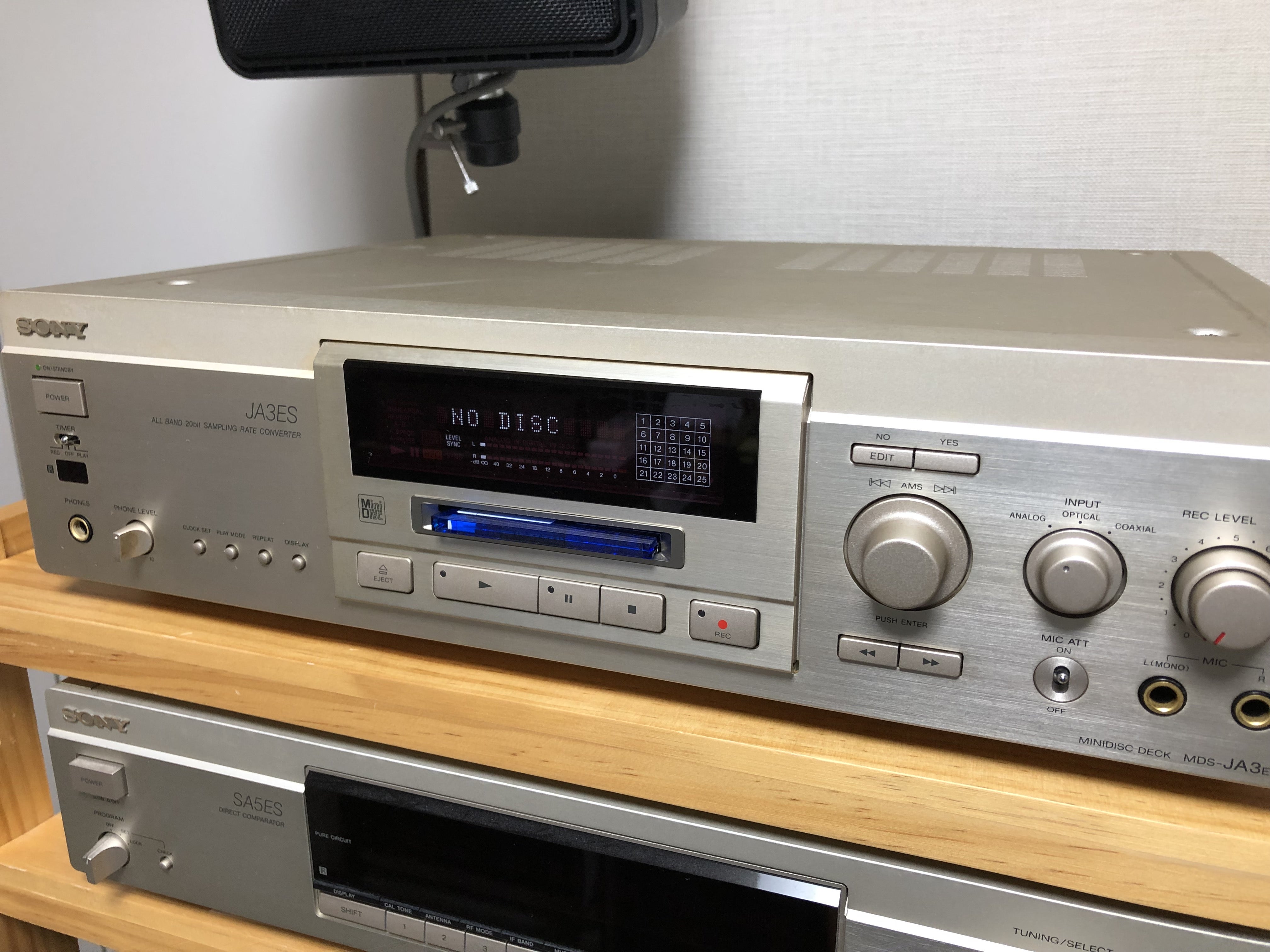 MDデッキMDS-JA3ES ソニー SONY MDS-JA3ES MDデッキ @29992 録再OK SONY⁄