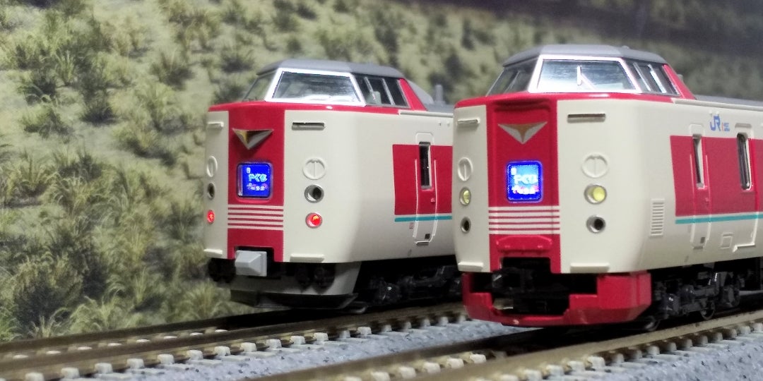 KATO 381系「ゆったりやくも」(ノーマル編成) 7両セット入線‼️(品番10