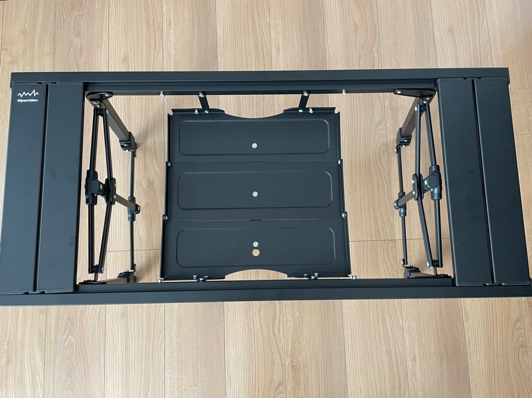 アルミユニットテーブル88開封とセッティング①失敗談 | ワンオペキャンプ