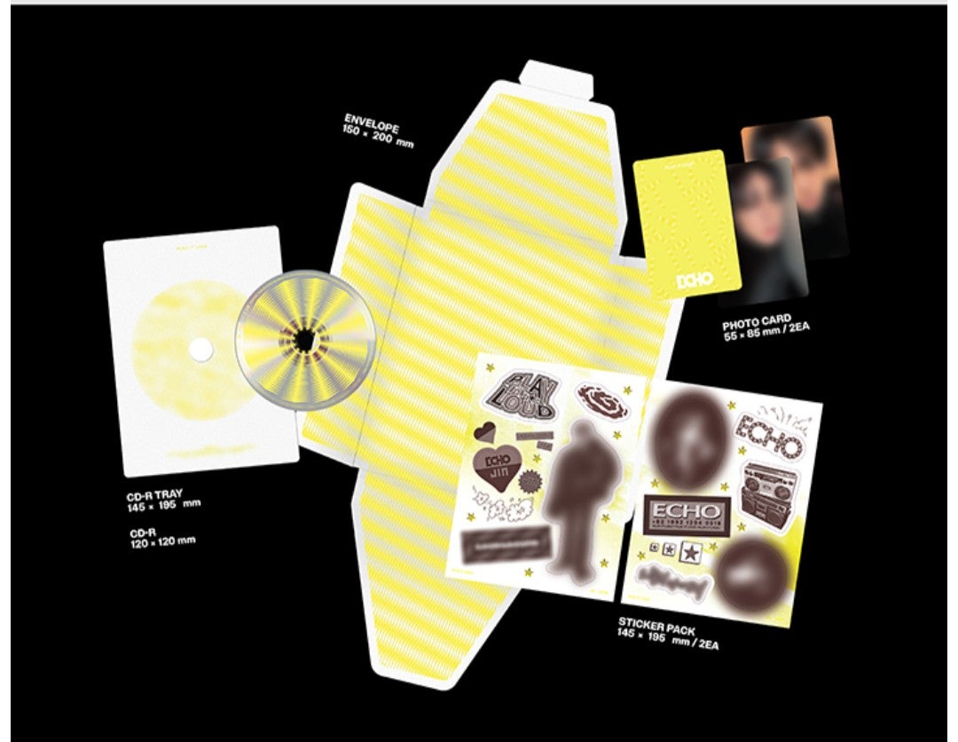 ジンくん 2nd ソロアルバム『Echo』応募抽選企画！ 3形態は「色の