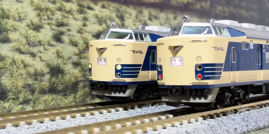 KATO 581系寝台特急「月光」12両セット 入線‼️その➂ (品番10-1140