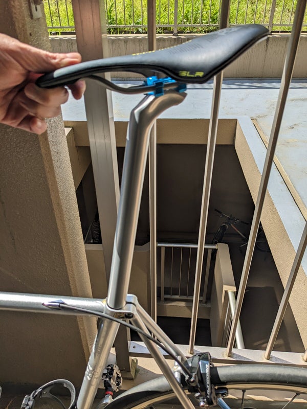 シートポストとステムをシルバー化 | けとっちの自転車生活
